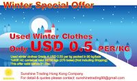 Winter special offer------Used winter clothes USD 0.5 Only