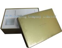 Rigid tow piece paper box with insert for personal care