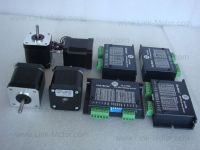 Economic 4 Axis Nema17 Stepper Motors 52N.cm (73 oz.in) &amp;amp;amp;amp;amp;amp; Drivers