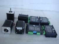 Economic 4 Axis Nema17 Stepper Motors 76N.cm (108 oz.in) &amp;amp;amp; Drivers