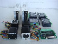 Economic 4 Axis Nema17 Stepper Motors 52N.cm (73 oz.in) &amp;amp;amp;amp;amp;amp; Drivers   17H2A