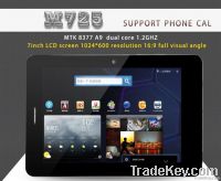 HOT!!! 7 Inch Phone Call Android Dual-Band WiFi Tablet PC with GPS