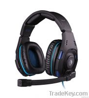 Gaming headset with vibrating function