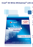 CREST WHITESTRIPS SUPREME, PROFESSIONAL EFFECTS ADVANCED, AND MANY MORE CREST/ORAL-B PRODUCTS