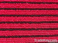 red color /colorful ribbed/striped carpet anti slip&waterproof
