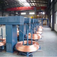 Copper rod continuous casting machine