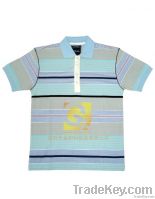 Kid's yarn dyed polo shirt