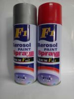 Colorful aerosol spray paint