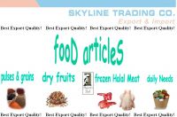 Frozen BEEF/CHICKEN MEAT Other Food & Items.