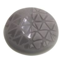 0010340 PATTERN RUBBER SNAP CAP WITH SHINED EFFECT