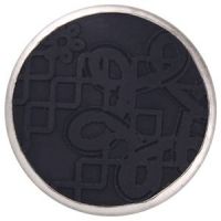 0010289 SOLID RUBBER RAISED LOGO PLATED SNAP CAP ONLY