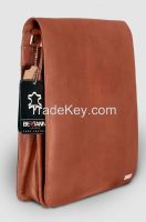 Pure Leather Men's Messenger Handbag - Enough space to hold 14&quot; Laptop Plus
