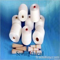 raw white polyester yarn for sewing