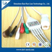 Hot sell HP 5-Lead ECG cable with Snap,ISO&CE approval