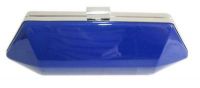 Clear Acrylic Bag,Ladies Blue Clutch Bag,Funky Evening Bags
