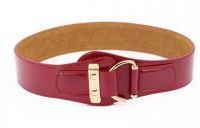 Red Fashion Genuine Leather Belt for Women