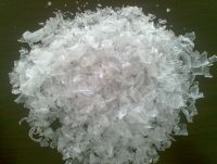 PET bottle  flakes hot washed clear
