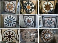 Marble Inlay, Stone Medallions, China,Waterjet Marble Flooring Tile
