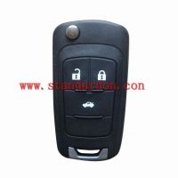 Auto key shell Chip Remote Case 3 Buttons Folding Remote Key Cover Casing for Chevrolet Key