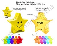 Plastic Star Coin Bank