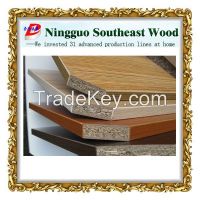 Southeast popular cheap laminated melamine sheets chipboard