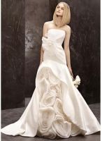 Custom-made ! 2012 New Style Strapless ruffles long length Ball Gown Wedding Dresses