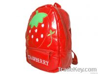 2013 New Design Strawberry Backpack for Children China manufacturer