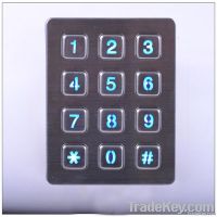 backlight metal keypad metal numeric keypad