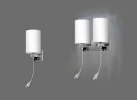 Bedside Led Wall Lamp With Power Outlets And Usb Ports