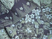 Natural Color/Dye Primissima Cotton Batik - Flower Motif