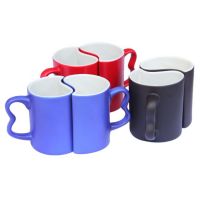 factory directly sale full heat sublimation printing ceramic lover mugs