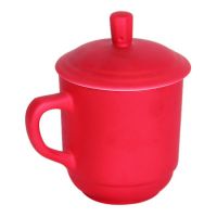 good quality goverment use ceramic mug with lid tea cup