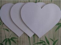 wholesale blank heart shape mouse pads