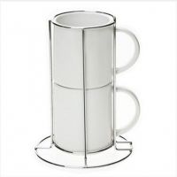 2pcs 10oz ceramic coating mugs set