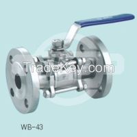 3PC Flanged Ball Valve WB-43