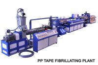 P P Tape Fibrilliting Extrusion Plant