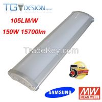High Quality 150W LED High Bay Light, 5000K 17500LM Samsung LED&HLG Meanwell