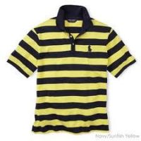 Polo shirt with stripe