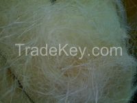 Raw natural sisal fibre