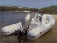 RIB fiberglass boat