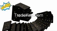 HJ Giant Dominoes - Black with white spots