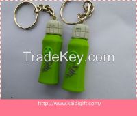 High quality oem 3d logo soft PVC keychain for promotion gift