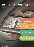 laser and IPL hair removal spot removal tattoo removal acne removal beauty equipment ELLA-DUAL