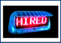 ROUND TAXI LIGHT DOT MATRIX DISPLAY WITH INDICATION OF HIRED AND ON CALL AND FOR HIRE OR CUSTOMISED PROGRAMABLE