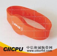 RFID Silicone Wristband (Concave Convex Button)