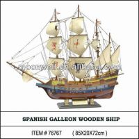 Historical tall ship model, &quot;Spanish Galleon&quot; sailboat model, sailing boat, Souvenir, Nautical gift, maritime Decoration, home decor