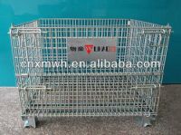 Galvanized heavy duty basket for warehouse