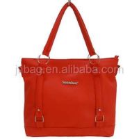 Hot sale red soft PU handbags for women in 2013