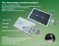 all in one solar led street light 15W