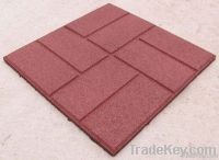double brick rubber mat